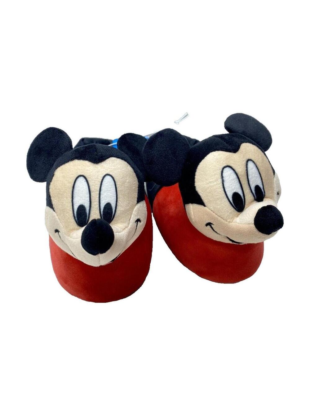 Mickey Mouse Kids Slippers Size 9/10 Brand New Boys/Girls Disney House Shoes